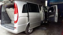 BENZ VITO ตู้แอร์รั่ว เปลี่ยนตู้แอร์ใหม่ หน้าและหลัง